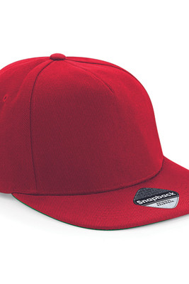 Beechfield B660 - Retro Style Flat Peak Snapback Cap