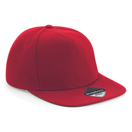 Beechfield B660 - Retro Style Flat Peak Snapback Cap
