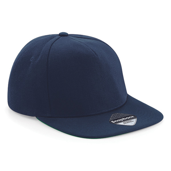 Beechfield B660 - Cappellino Original Snapback con visiera piatta