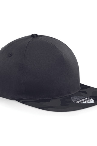 Beechfield B691 - Retro Camouflage Snapback Cap with Customizable Features