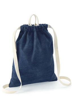 Bag Base BG642 - Sac de gym en denim 