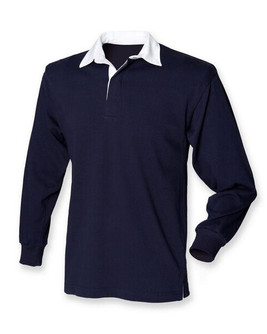 Front row FR001 - Premium Long Sleeve Rugby Shirt with Reinforced Cuffs