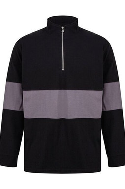 FRONT ROW FR006 - PANELLED 1/4 ZIP