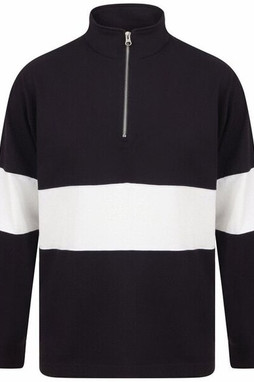 FRONT ROW FR006 - PANELLED 1/4 ZIP