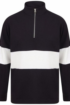 FRONT ROW FR006 - PANELLED 1/4 ZIP