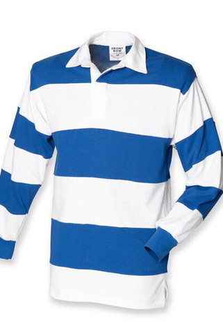Front row FR008 - Premium Ringspun Cotton Rugby Shirt with Stripes