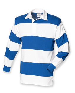 Front row FR008 - Premium Ringspun Cotton Rugby Shirt with Stripes