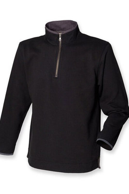 Front row FR040 - Ultra Soft Brushed Cotton Quarter Zip Sweatshirt