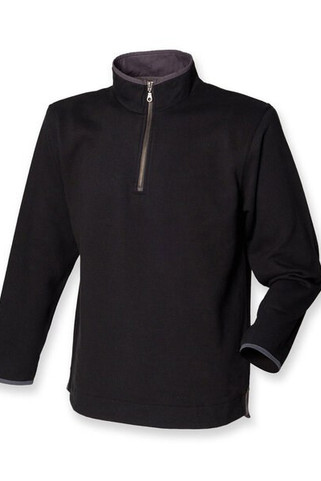 Front row FR040 - Ultra Soft Brushed Cotton Quarter Zip Sweatshirt