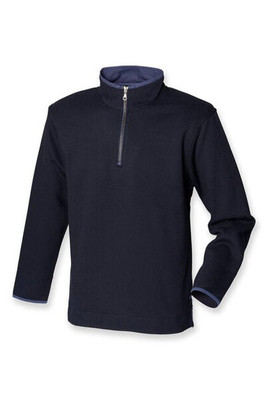 Front row FR040 - Ultra Soft Brushed Cotton Quarter Zip Sweatshirt