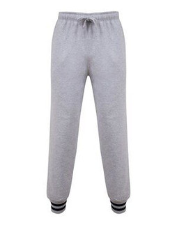 FRONT ROW FR640 - JOGGERS WITH STRIPED CUFFS