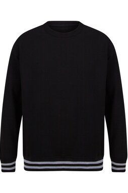 FRONT ROW FR840 - SWEAT WITH STRIPED CUFFS