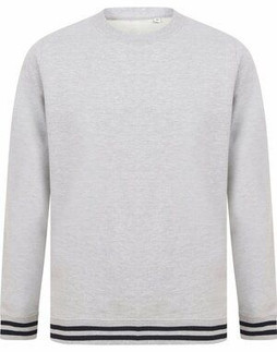 FRONT ROW FR840 - SWEAT WITH STRIPED CUFFS