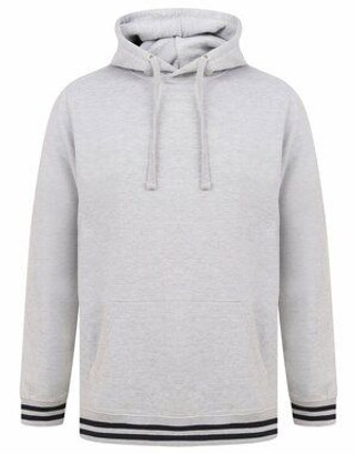 FRONT ROW FR841 - HOODIE WITH STRIPED CUFFS