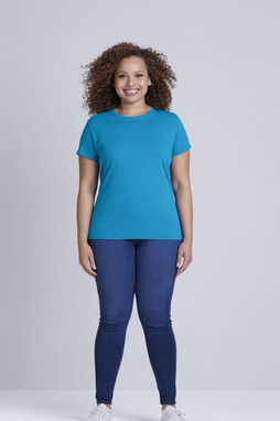 Gildan 5000L - Sustainable Heavy Cotton Ladies T-Shirt with Feminine Fit