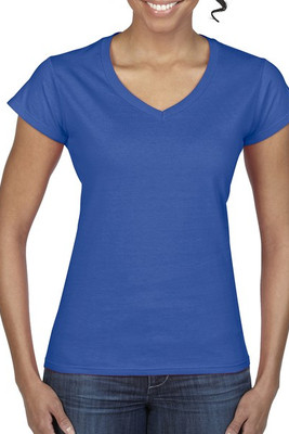 Gildan 64V00L - Ladies' Softstyle V-Neck Cotton T-Shirt by Gildan