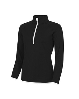 JUST COOL BY AWDIS JC036 - Womens CoolFit 1/2 Zip Sweatshirt with UV Protection