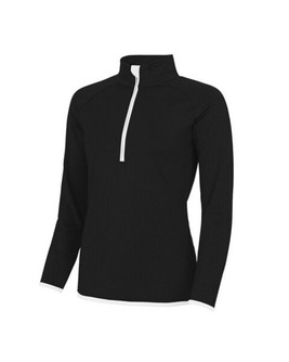 JUST COOL BY AWDIS JC036 - Women's CoolFit 1/2 Zip Sweatshirt with UV Protection