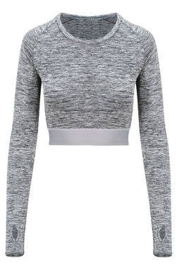 JUST COOL BY AWDIS JC039 - WOMENS LONG SLEEVE CROP T