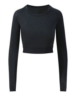 JUST COOL BY AWDIS JC039 - WOMENS LONG SLEEVE CROP T