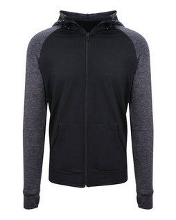 JUST COOL BY AWDIS JC057 - ActiveFit Contrast Zoodie with Quick Dry Fabric