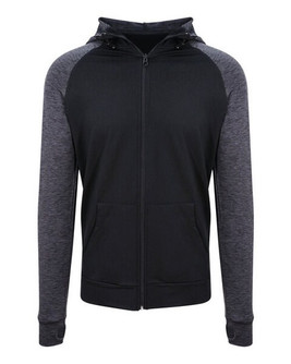 JUST COOL BY AWDIS JC057 - ActiveFit Contrast Zoodie with Quick Dry Fabric
