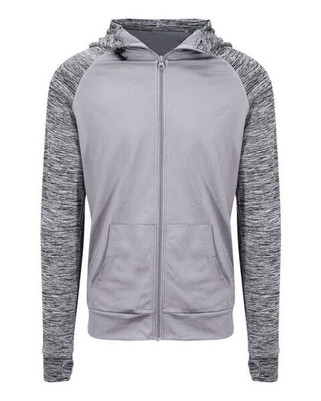 JUST COOL BY AWDIS JC057 - ActiveFit Contrast Zoodie with Quick Dry Fabric