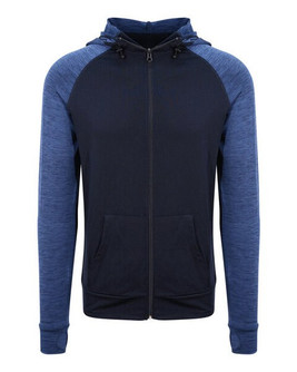 JUST COOL BY AWDIS JC057 - ActiveFit Contrast Zoodie with Quick Dry Fabric