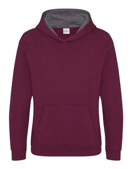 JUST HOODS BY AWDIS JH003J - Premium Kids Varsity Hoodie with Contrast Hood