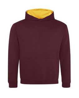 JUST HOODS BY AWDIS JH003J - Premium Kids Varsity Hoodie with Contrast Hood