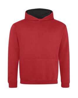JUST HOODS BY AWDIS JH003J - Premium Kids Varsity Hoodie with Contrast Hood