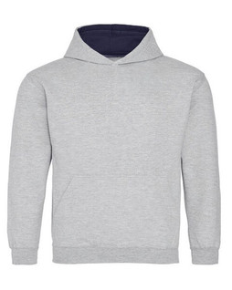 JUST HOODS BY AWDIS JH003J - Premium Kids Varsity Hoodie with Contrast Hood