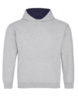 JUST HOODS BY AWDIS JH003J - Premium Kids Varsity Hoodie with Contrast Hood