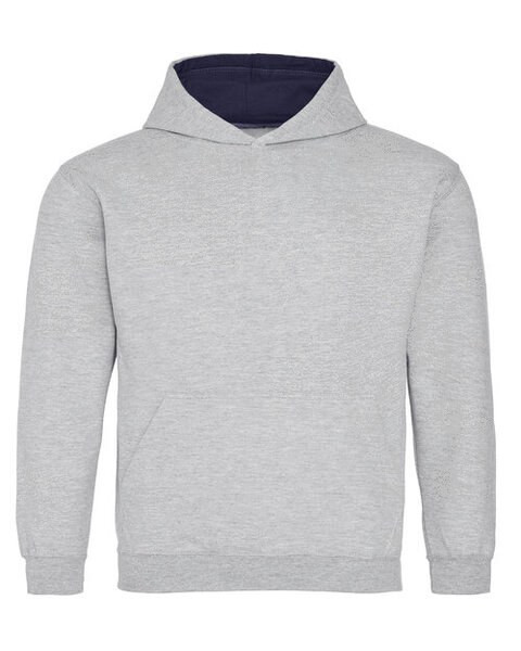 JUST HOODS BY AWDIS JH003J - Premium Kids Varsity Hoodie with Contrast Hood