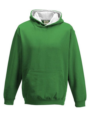 JUST HOODS BY AWDIS JH003J - Premium Kids Varsity Hoodie with Contrast Hood