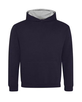 JUST HOODS BY AWDIS JH003J - Premium Kids Varsity Hoodie with Contrast Hood