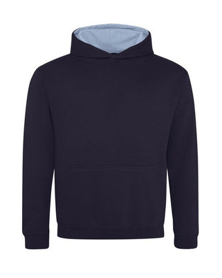 JUST HOODS BY AWDIS JH003J - Premium Kids Varsity Hoodie with Contrast Hood