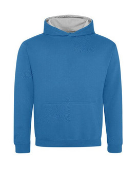 JUST HOODS BY AWDIS JH003J - Premium Kids Varsity Hoodie with Contrast Hood