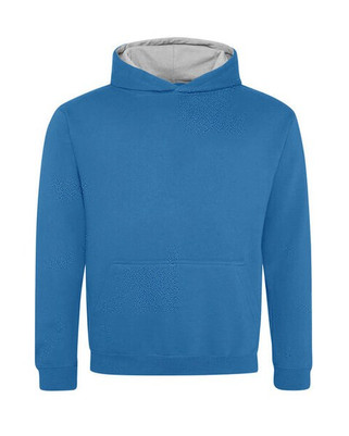 JUST HOODS BY AWDIS JH003J - Premium Kids Varsity Hoodie with Contrast Hood