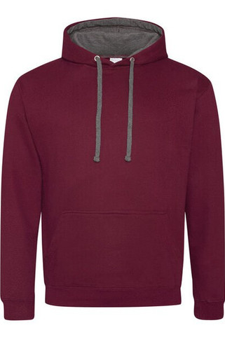 JUST HOODS BY AWDIS JH003 - Premium Contrast Varsity Hoodie with Kangaroo Pocket