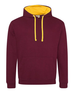 JUST HOODS BY AWDIS JH003 - Premium Contrast Varsity Hoodie with Kangaroo Pocket