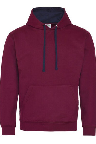 JUST HOODS BY AWDIS JH003 - Premium Contrast Varsity Hoodie with Kangaroo Pocket