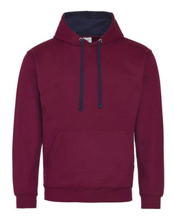 JUST HOODS BY AWDIS JH003 - Premium Contrast Varsity Hoodie with Kangaroo Pocket