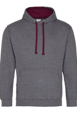 JUST HOODS BY AWDIS JH003 - Premium Contrast Varsity Hoodie with Kangaroo Pocket