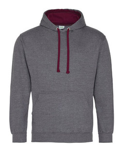 JUST HOODS BY AWDIS JH003 - Premium Contrast Varsity Hoodie with Kangaroo Pocket