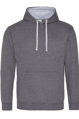 JUST HOODS BY AWDIS JH003 - Premium Contrast Varsity Hoodie with Kangaroo Pocket