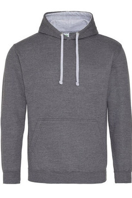 JUST HOODS BY AWDIS JH003 - Premium Contrast Varsity Hoodie with Kangaroo Pocket