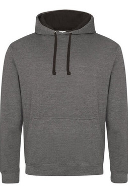 JUST HOODS BY AWDIS JH003 - Premium Contrast Varsity Hoodie with Kangaroo Pocket