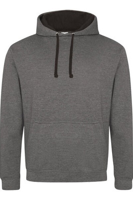 JUST HOODS BY AWDIS JH003 - Premium Contrast Varsity Hoodie with Kangaroo Pocket