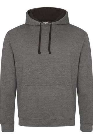 JUST HOODS BY AWDIS JH003 - Premium Contrast Varsity Hoodie with Kangaroo Pocket